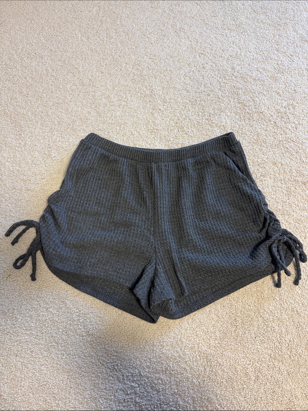 Gray Waffle Shorts